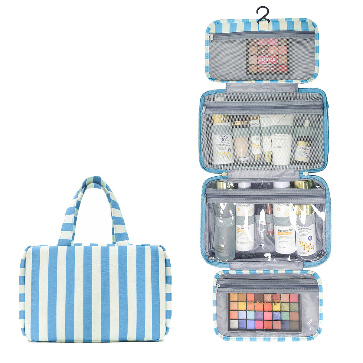 Four-Fold Dry-Wet Separation Travel Toiletry Bag