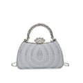 Shining Rhinestone Clutch Bag with Chain Strap