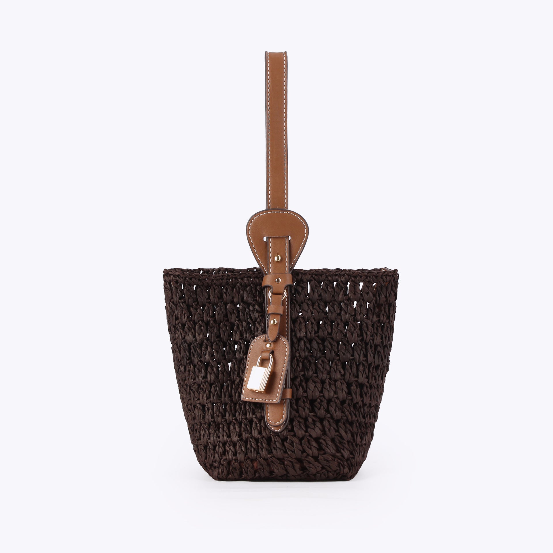Women Hand-Woven Crossbody Bag, Casual Vacation Shoulder Handbag