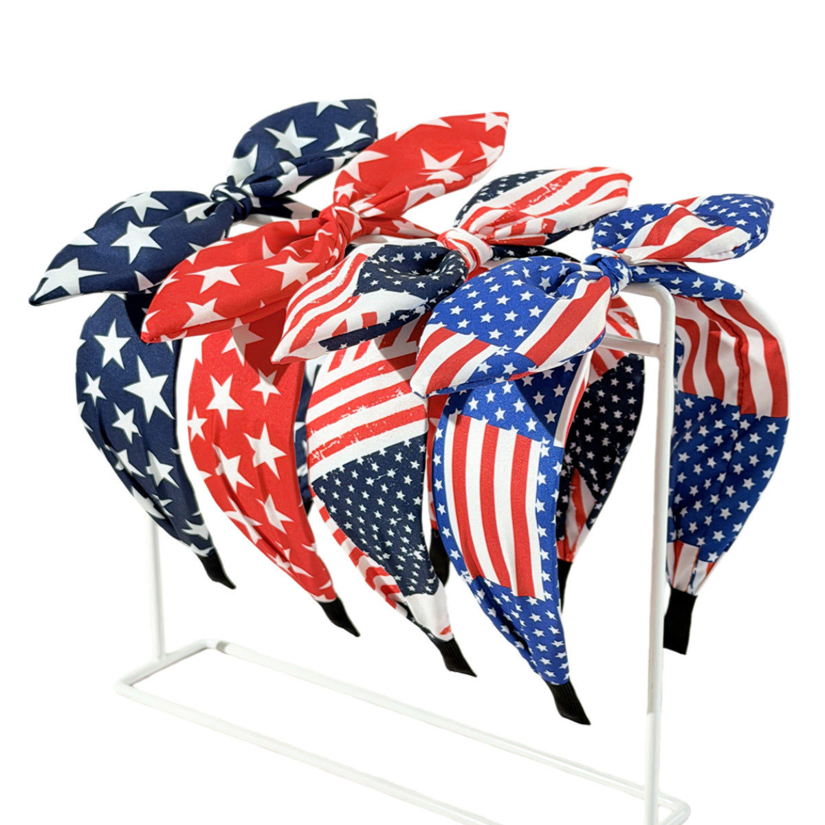 Independence Day Stars Stripes Bow Headband