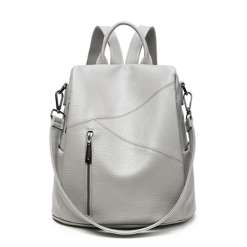 Korean Style Fashionable Backpack For Women, Simple And Easy To Wear, 2026 Spring New Product, Large Capacity Anti-Theft Backpack, Casual Travel Bag
