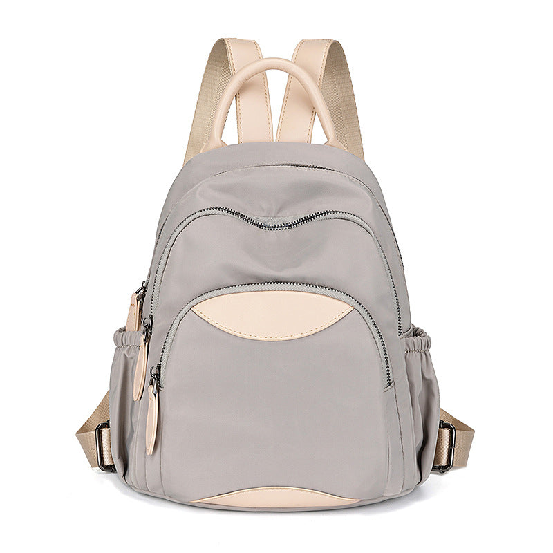 2026 Summer New Oxford Cloth Backpack Women'S Korean Version Easy-To-Match Large Capacity Casual Travel Backpack Student School Bag
