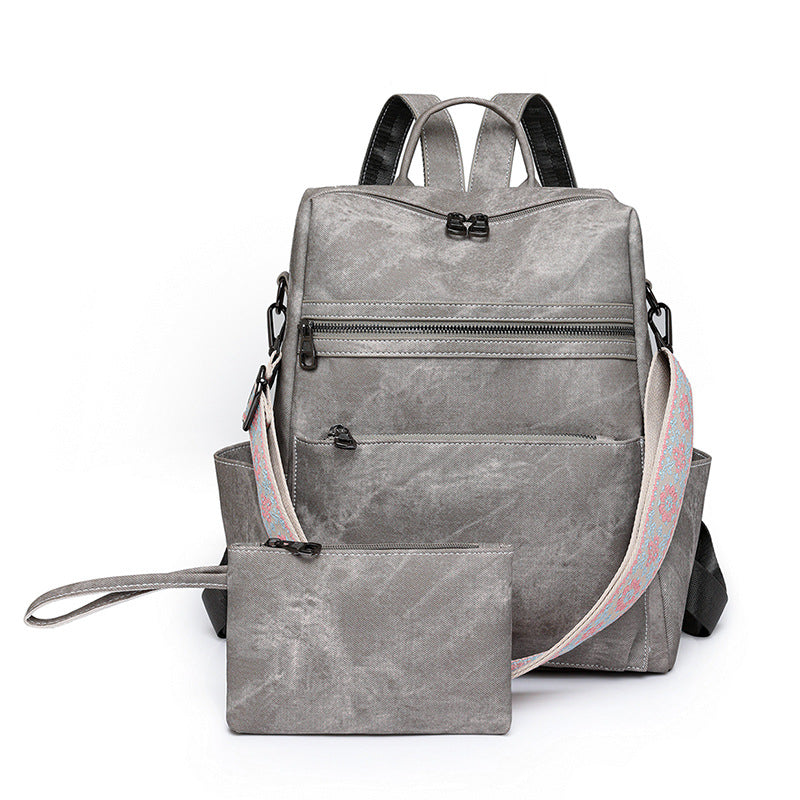 Women Lightweight Vintage Large Casual Travel Convertible Backpack
