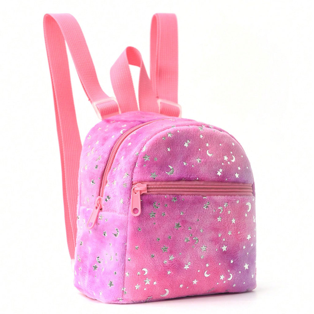 Rainbow Multicolor Pu Quilted Mini Backpack