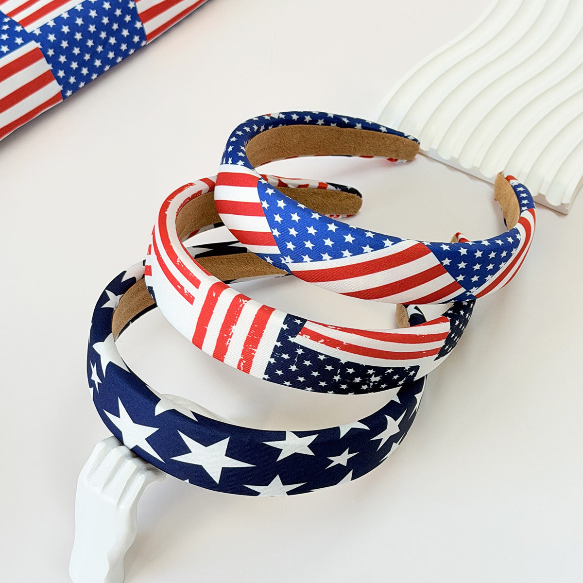 Independence Day Stars Stripes Sponge Headband