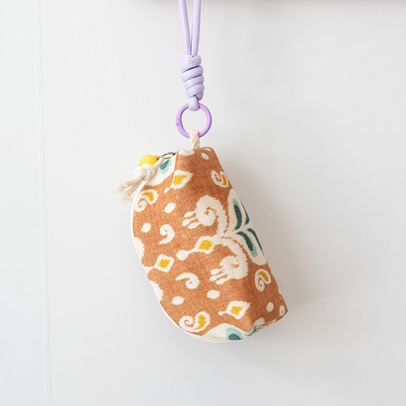 Women Ethnic Unique Lightweight Lipstick Sanitary Key Pouch