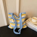 2026 New Lazy Shoulder Unique Casual Woven Large Tote Beach Bag