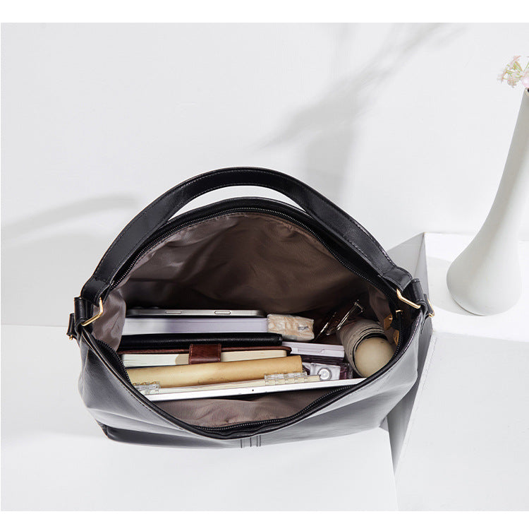 Hobo Large Slouchy PU Leather Shoulder Bag