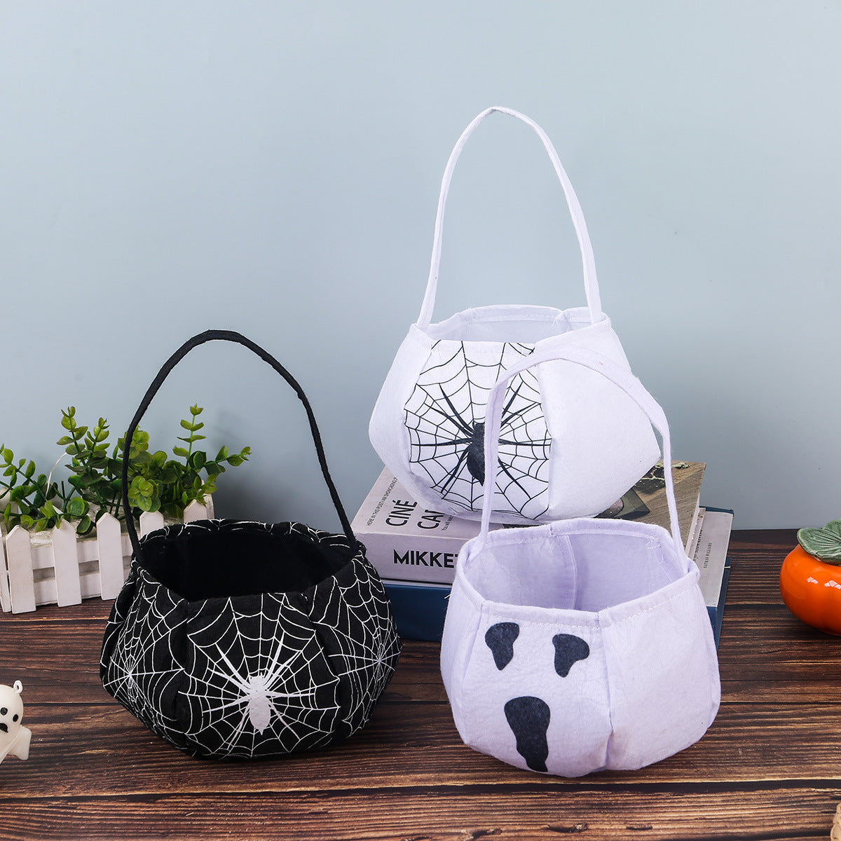 Halloween Super-Soft Plush Ghost Candy Bucket