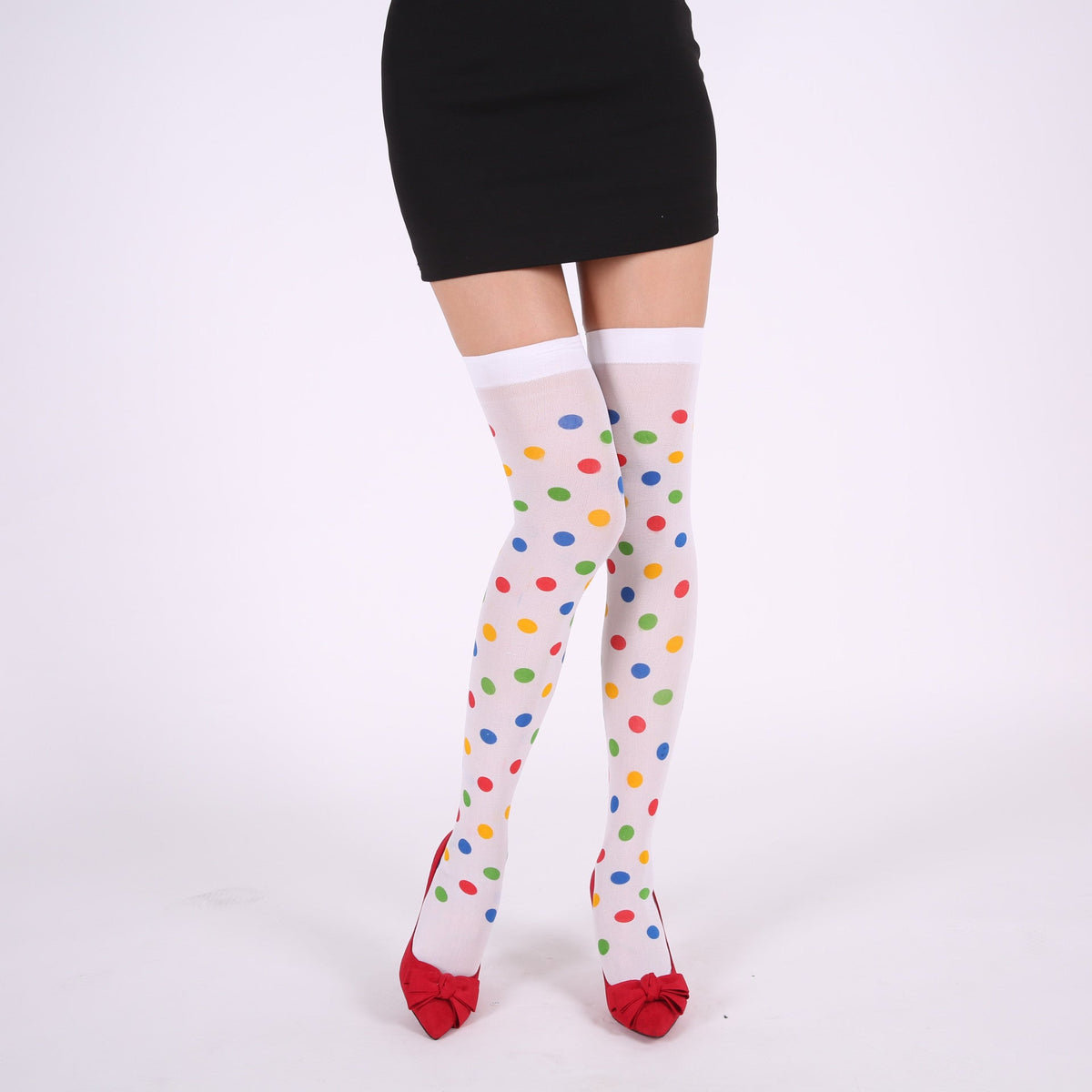 Christmas Halloween Party Knee high Socks Cosplay Apparel Accessories