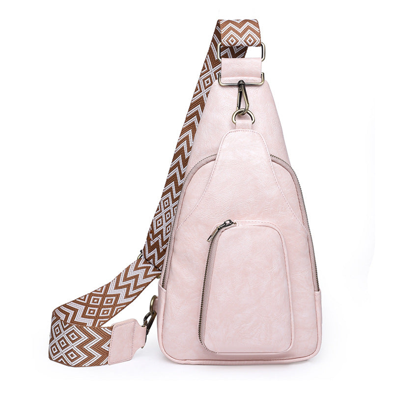 Women 2026 Vintage PU Crossbody Chest Bag