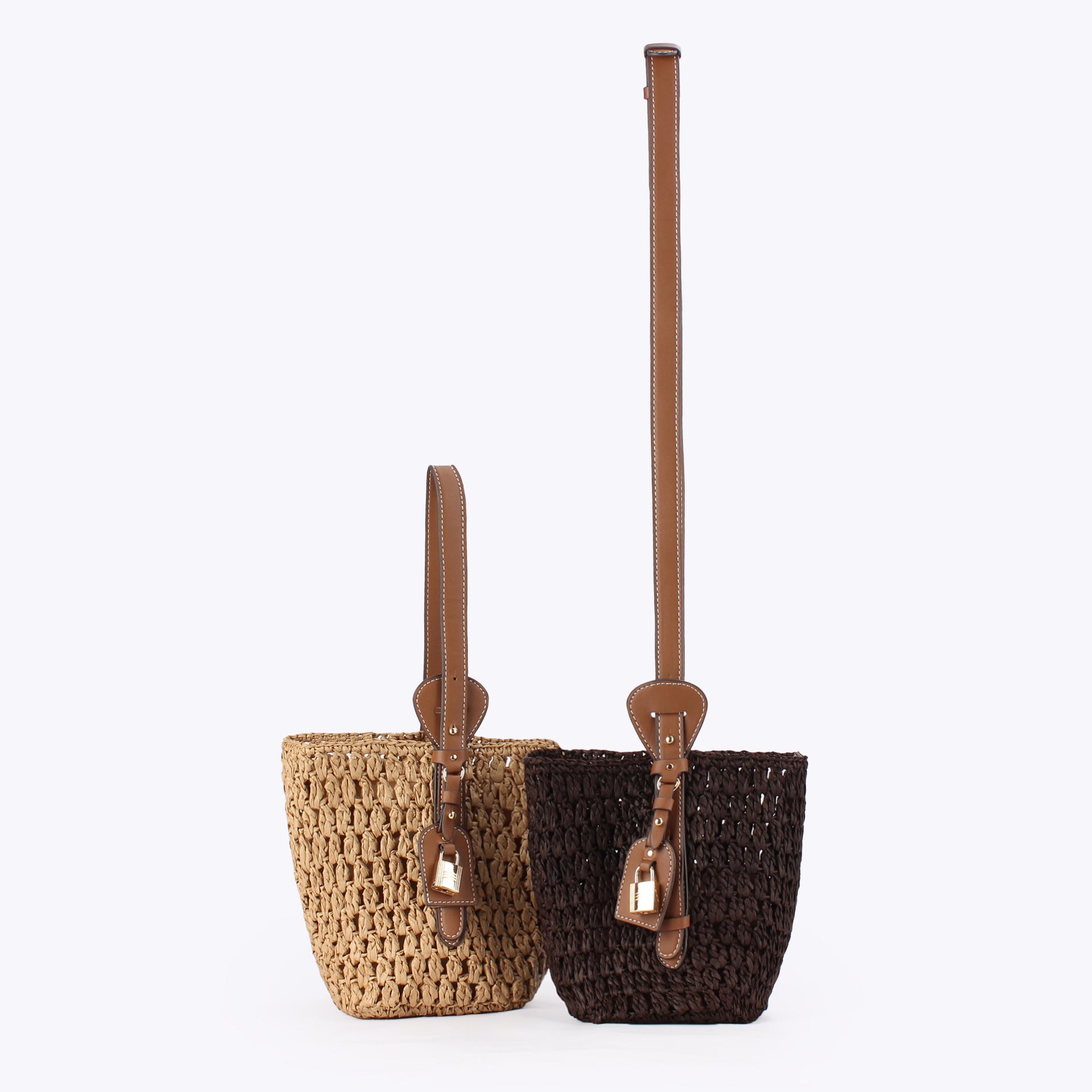 Women Hand-Woven Crossbody Bag, Casual Vacation Shoulder Handbag