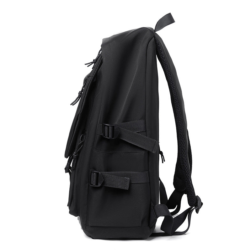 Cross-Border Nylon Burden-Reducing School Bag Large Capacity Oxford Cloth Computer Backpack Anti-Splash Watermark Logo Gift Backpack