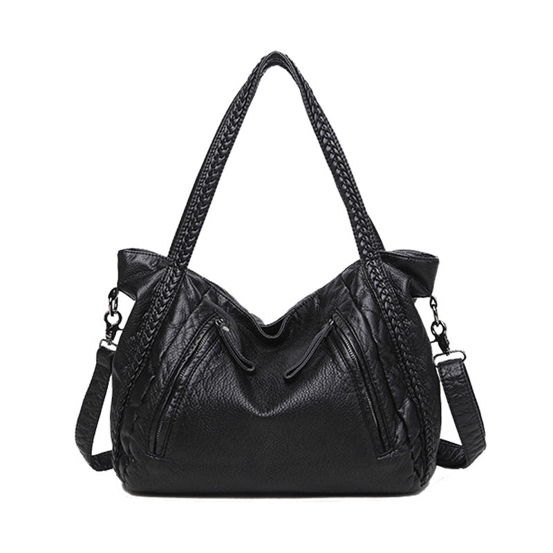 Large Capacity Shoulder Bag with Adjustable Crossbody Strap