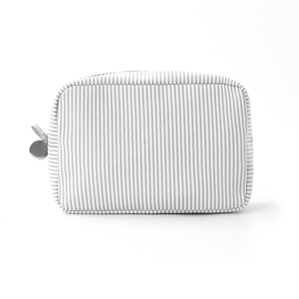 Cross-Border Seersucker Cosmetic Bag Indian Style Striped Portable Storage Bag Mississippi Popular Travel Storage Bag