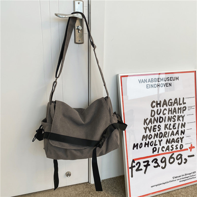 Canvas Large Capacity Messenger Shoulder Bag