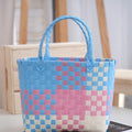 Decorative Plastic Woven Handbag
