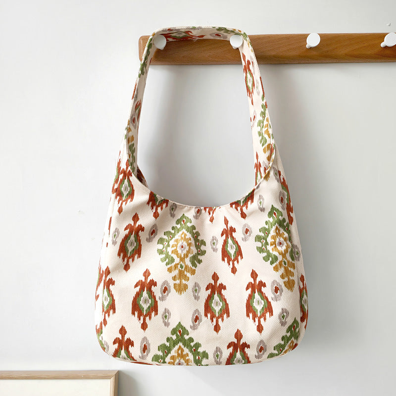 Women Ethnic Pattern Versatile Cultural Creative Cloth Bag