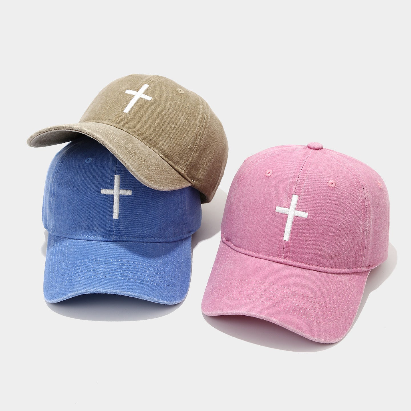 Colorful Cross Baseball Cap Outdoor Sports Sun Hat