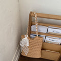 Women Handmade Woven 2026 New Large Beach Cotton Crochet Shoulder Tote Bag