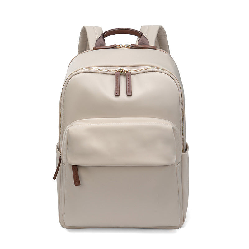 Korean Style Casual Commuting Computer Backpack For Women 2026 Spring And Summer Versatile Simple Oxford Cloth Travel Backpack Large Capacity
