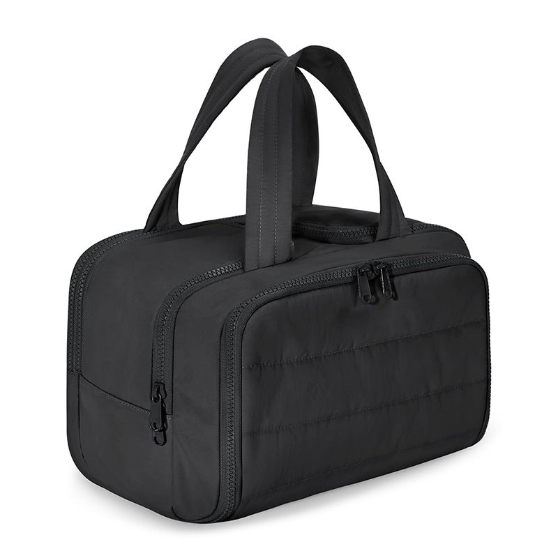 Fluffy Wide Opening Large Capacity Cosmetic Bag