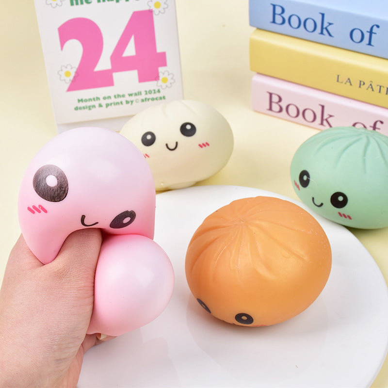 Soft Squeeze Steamed Bun Squishy Stress Relief Toy