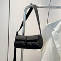 Cross-Border Waterproof Nylon Cloth Bag Ins Shoulder Bag 2025 Popular Women'S Bag Niche Style High-End Double Pocket Crossbody Bag