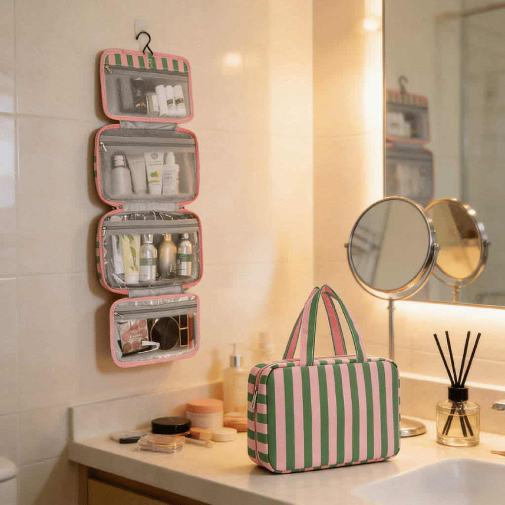 Four-Fold Dry-Wet Separation Travel Toiletry Bag