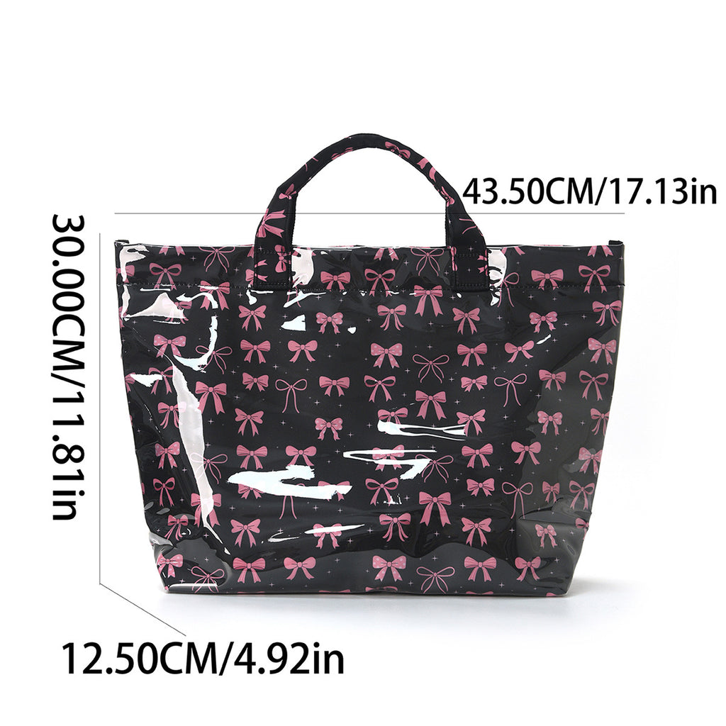 Glossy Printed Waterproof Beach Tote
