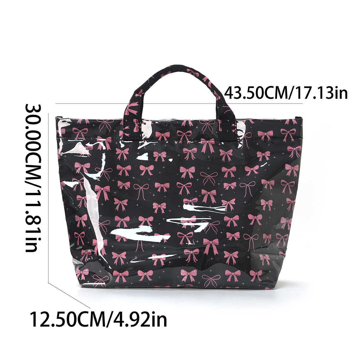 Glossy Printed Waterproof Beach Tote