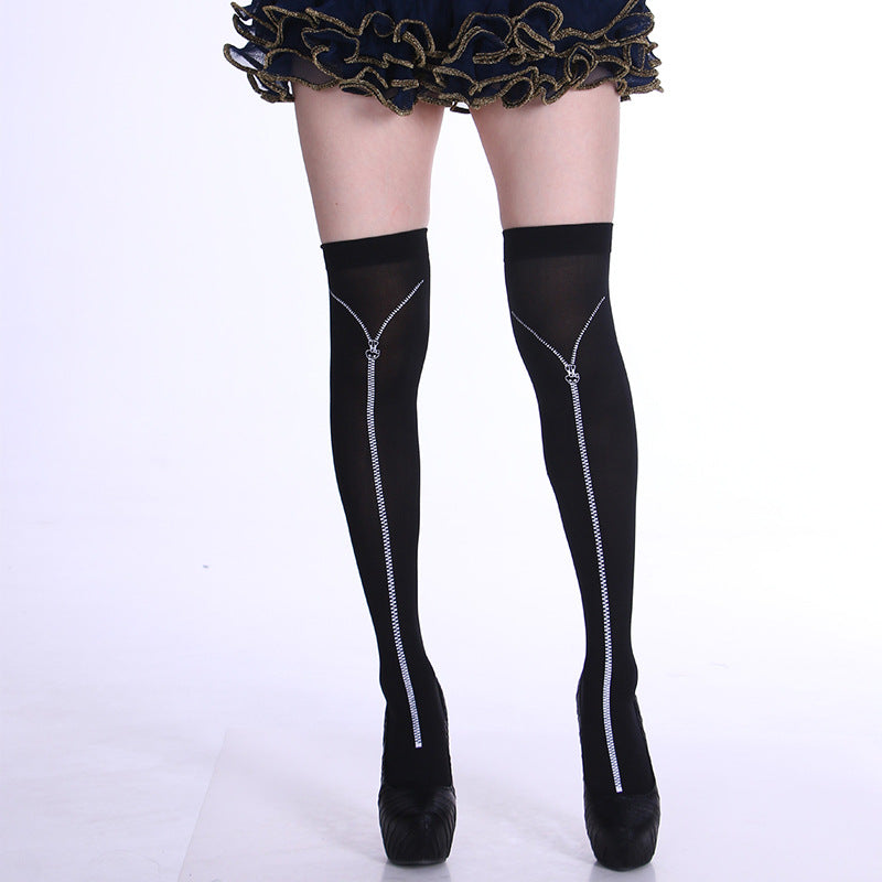 Christmas Halloween Party Knee high Socks Cosplay Apparel Accessories