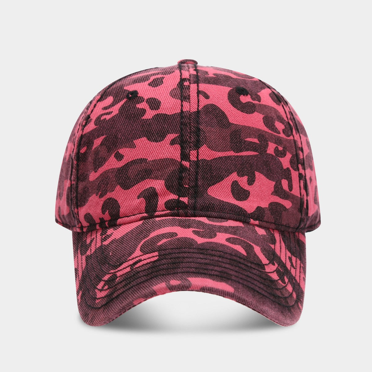 Camouflage Washed Retro Slimming Baseball Cap