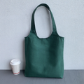 2026 Solid Color Blank Canvas Tote Bag