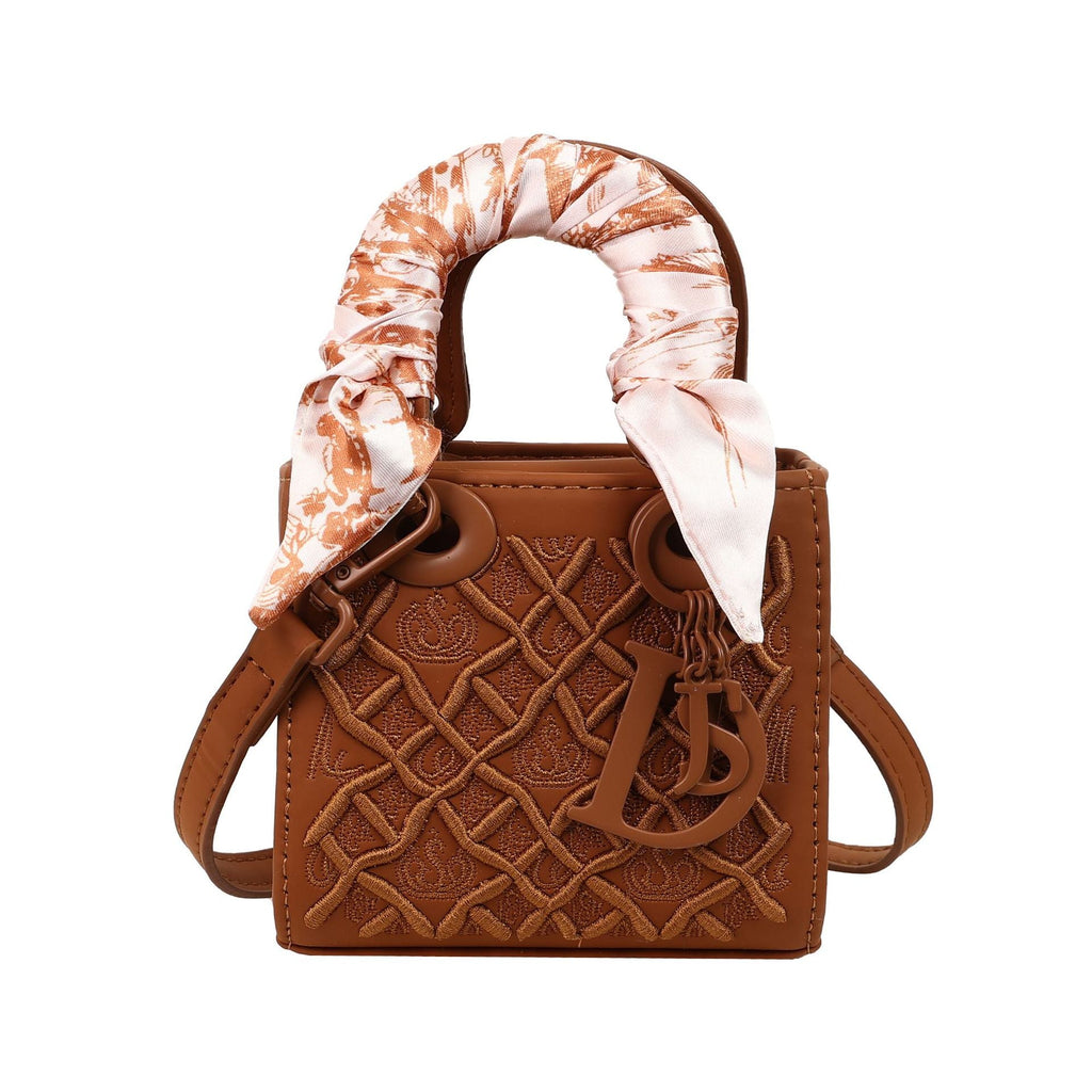 2026 Women Embroidered Shoulder Crossbody Mini Bag