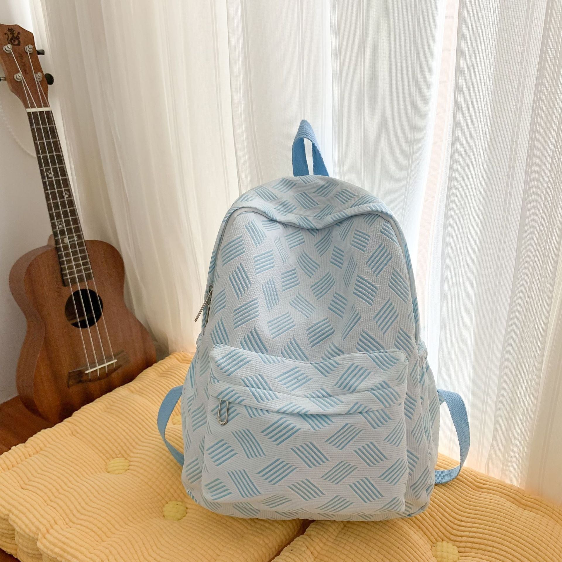 Women Dopamine Large Capacity Backpack, Simple Student School Bag
