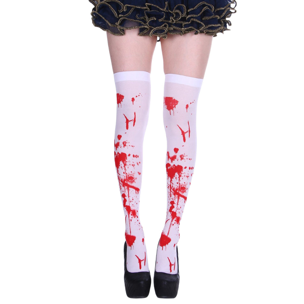 Christmas Halloween Party Knee high Socks Cosplay Apparel Accessories