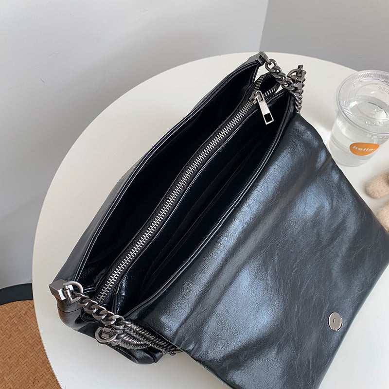 Soft PU Leather Hobo Crossbody Shoulder Bag