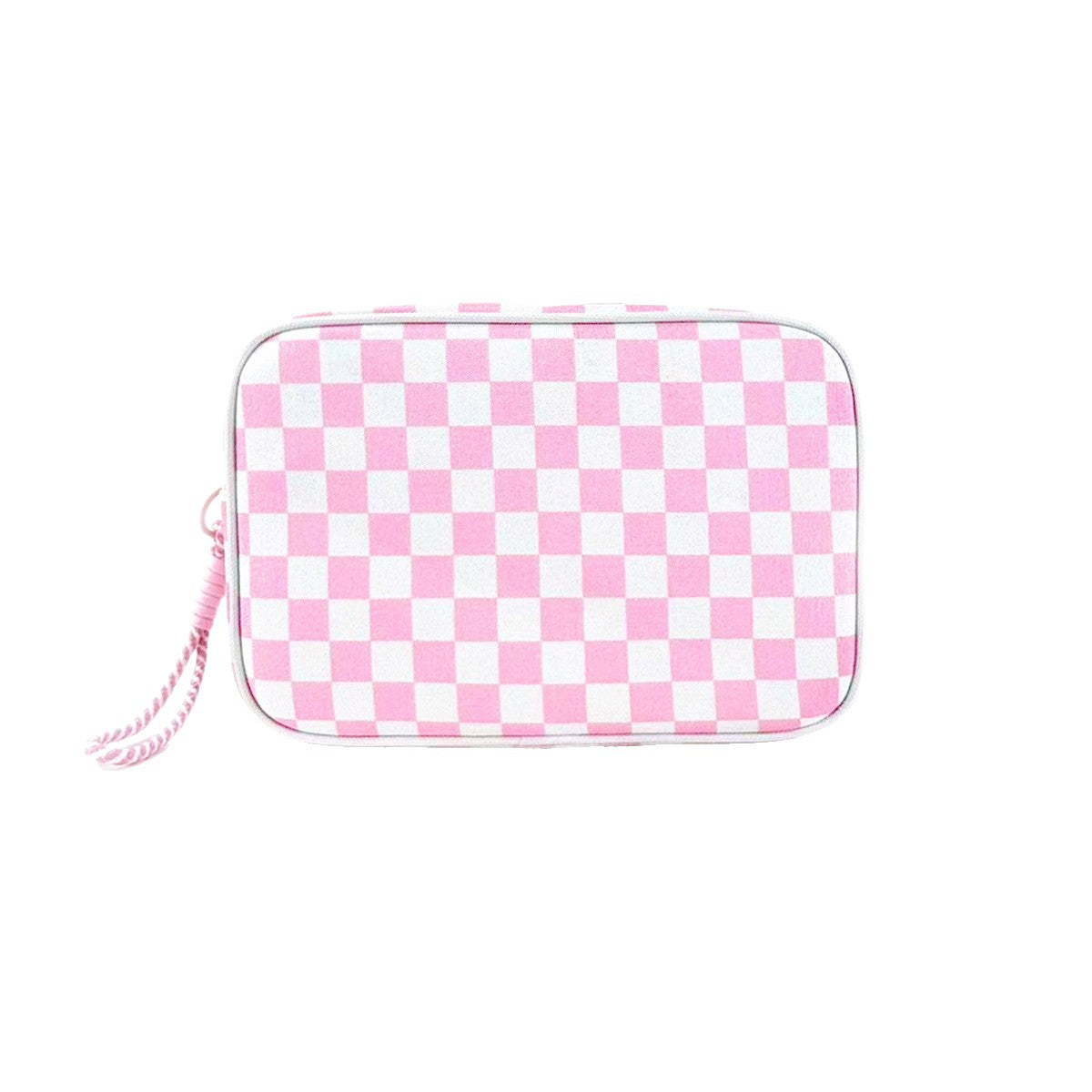 Checkerboard Large-Capacity Waterproof Travel Clutch Bag
