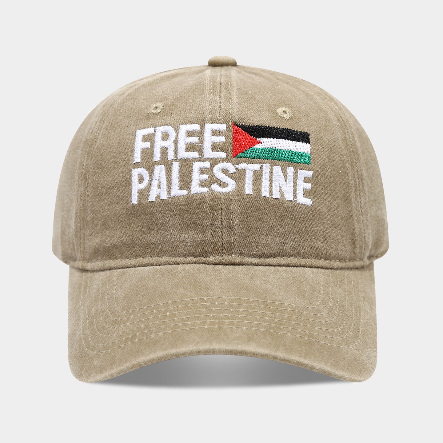 World Cup Flag Embroidered Black Baseball Cap
