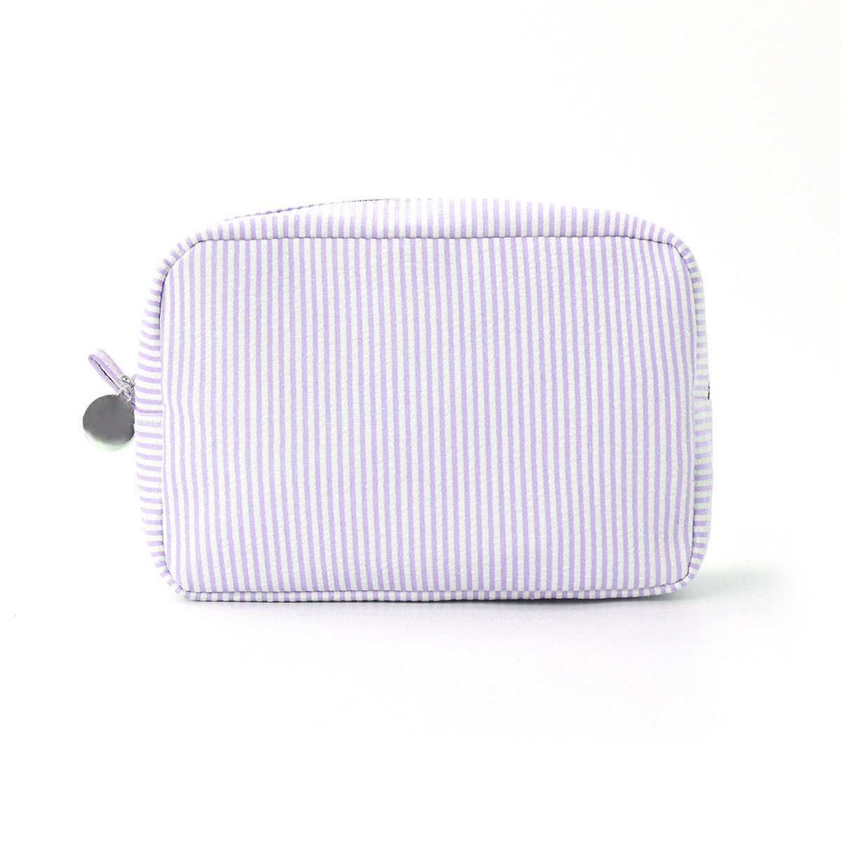 Cross-Border Seersucker Cosmetic Bag Indian Style Striped Portable Storage Bag Mississippi Popular Travel Storage Bag