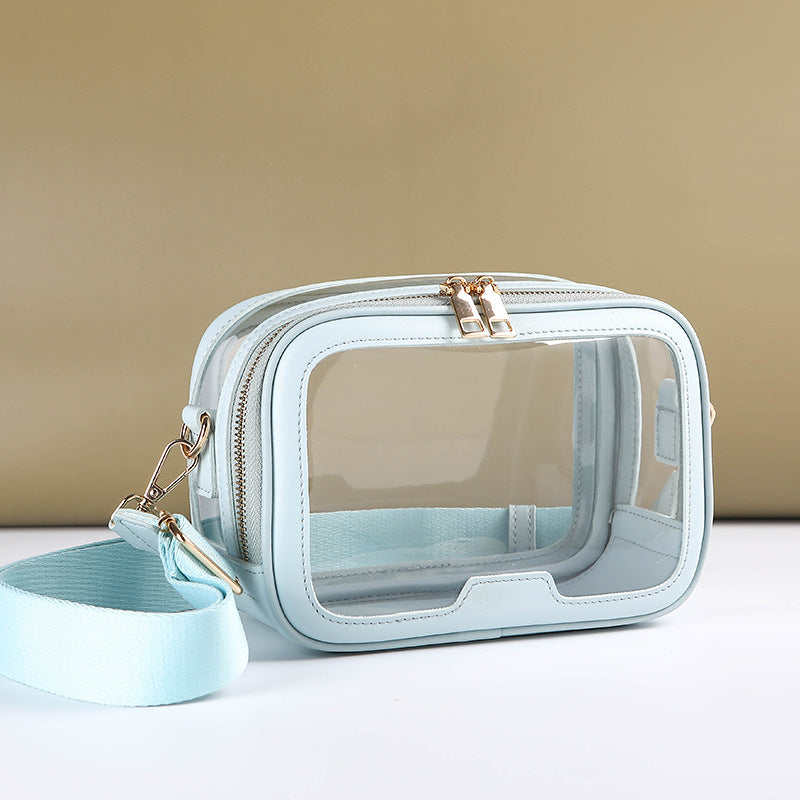 Clear Window Stadium Crossbody Bag