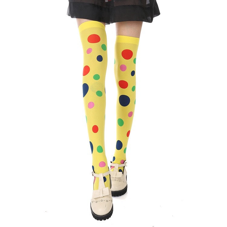 Christmas Halloween Party Knee high Socks Cosplay Apparel Accessories