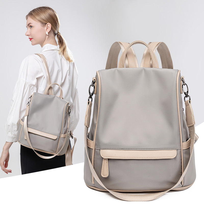 Anti-Theft Waterproof Convertible Nylon Travel Backpack Purse