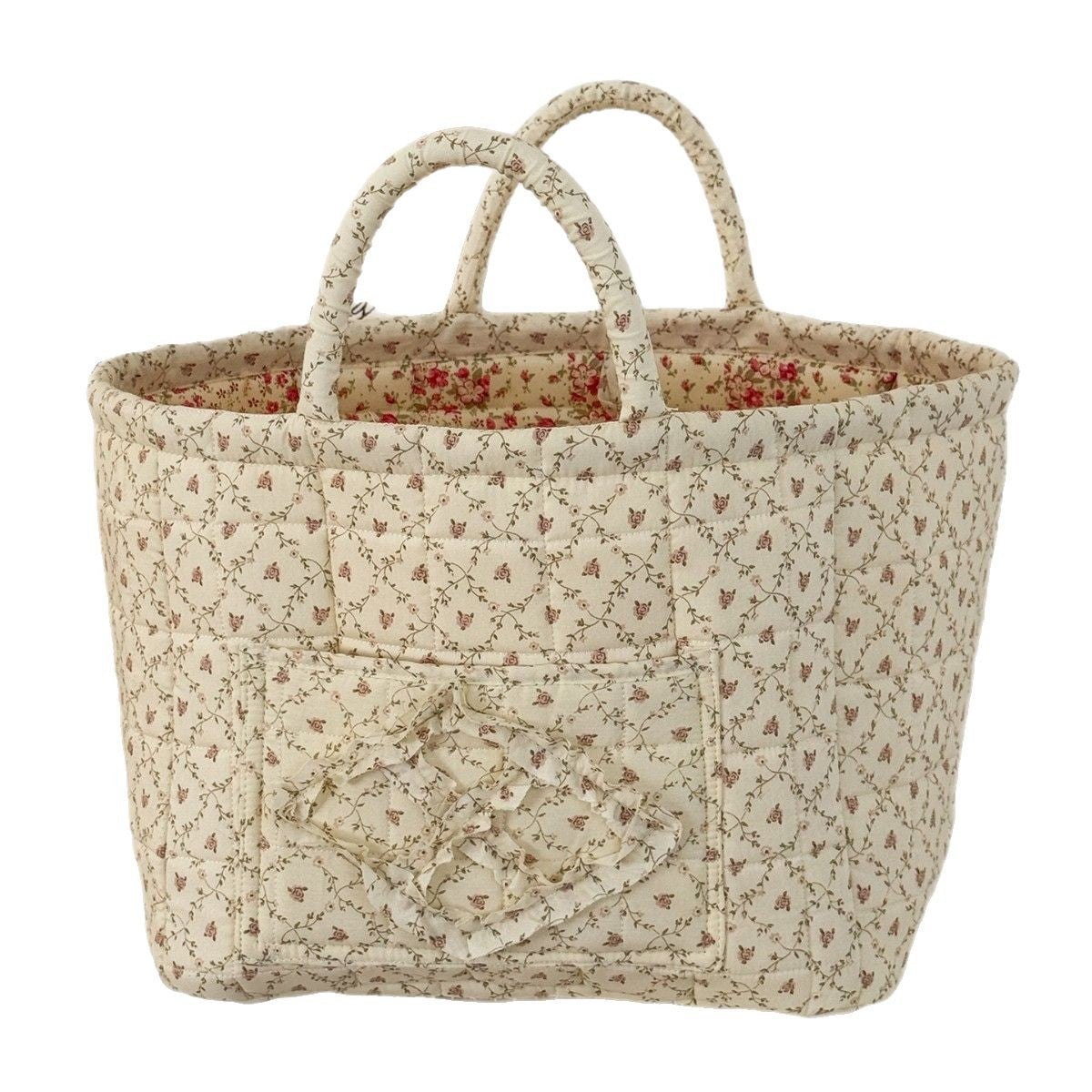 Floral Foldable Lightweight Storage Basket