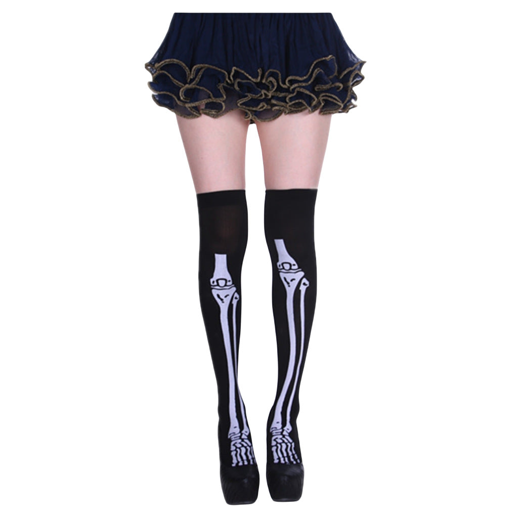 Christmas Halloween Party Knee high Socks Cosplay Apparel Accessories