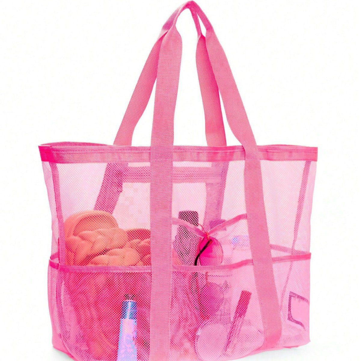Large Capacity Mesh Beach Swimsuit Storage Bag