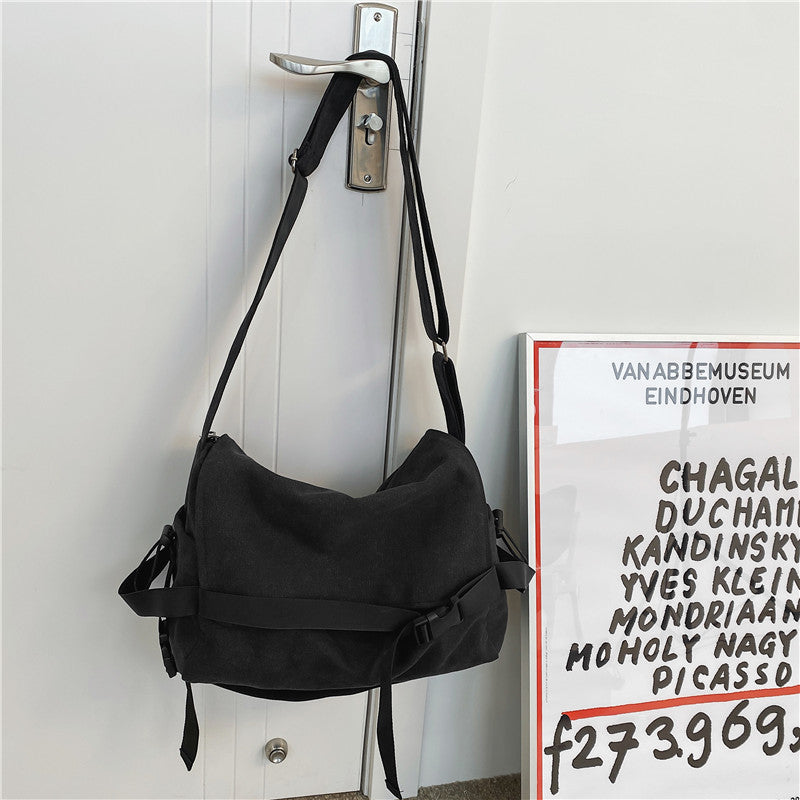 Canvas Large Capacity Messenger Shoulder Bag
