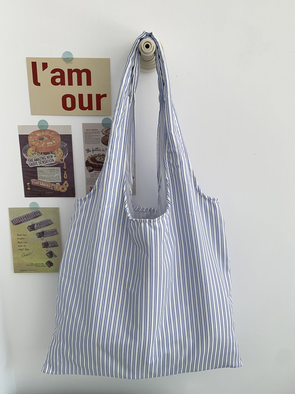 2026 Summer New Model Large Capacity Striped Armpit Bag Solid Color Blank Bag Simple Versatile Shoulder Bag For Women