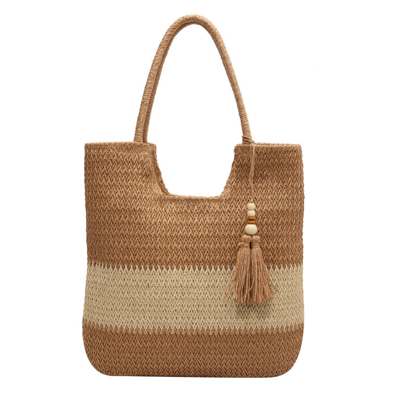 Women Minimalist Large Tote New Shoulder Casual Beach Bag